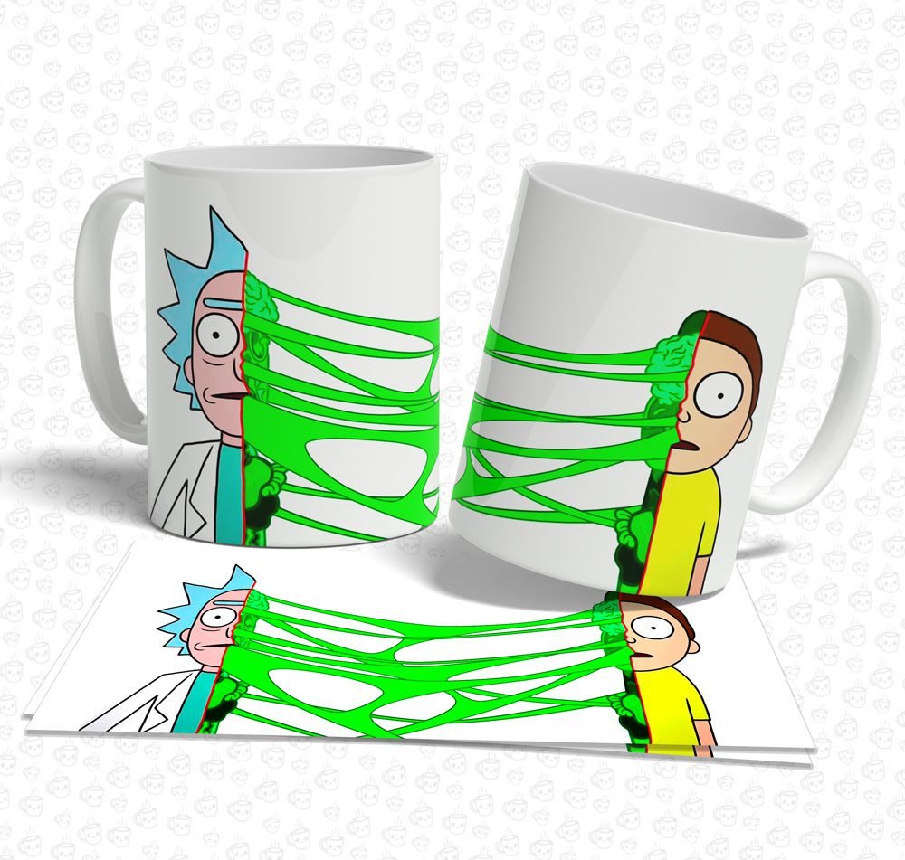 Caneca Rick and Morty