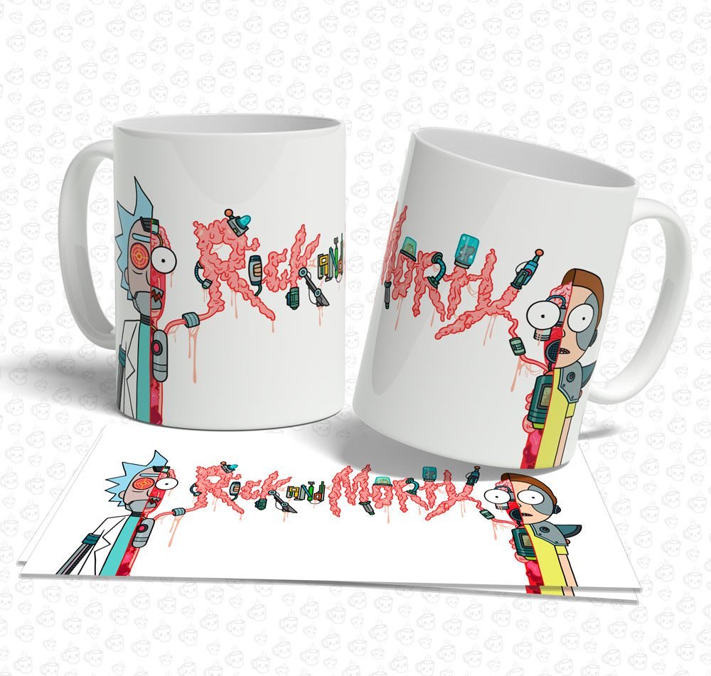 Caneca Rick and Morty