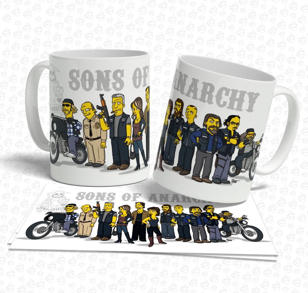 Caneca Simpsons Sons of Anarchy