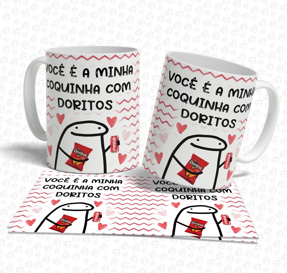 Caneca Flork Você é Minha Coquinha com Doritos