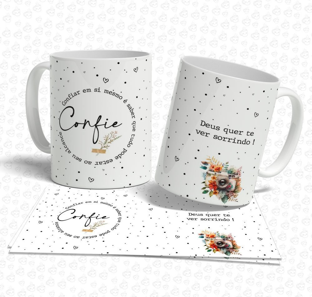 Caneca Confie
