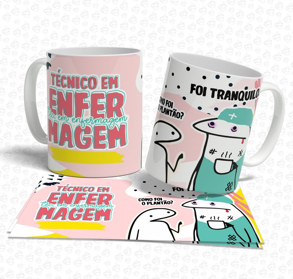 Caneca Flork Técnico em Enfermagem