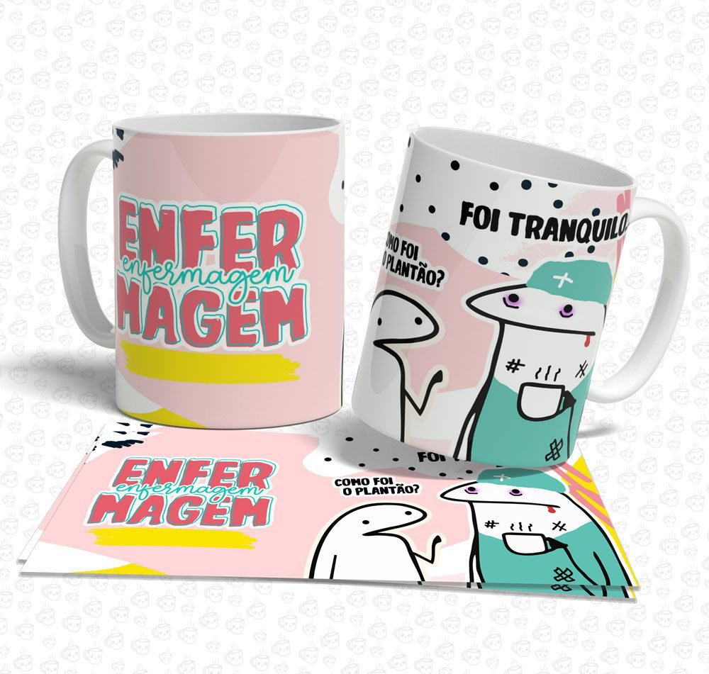 Caneca Flork Enfermagem