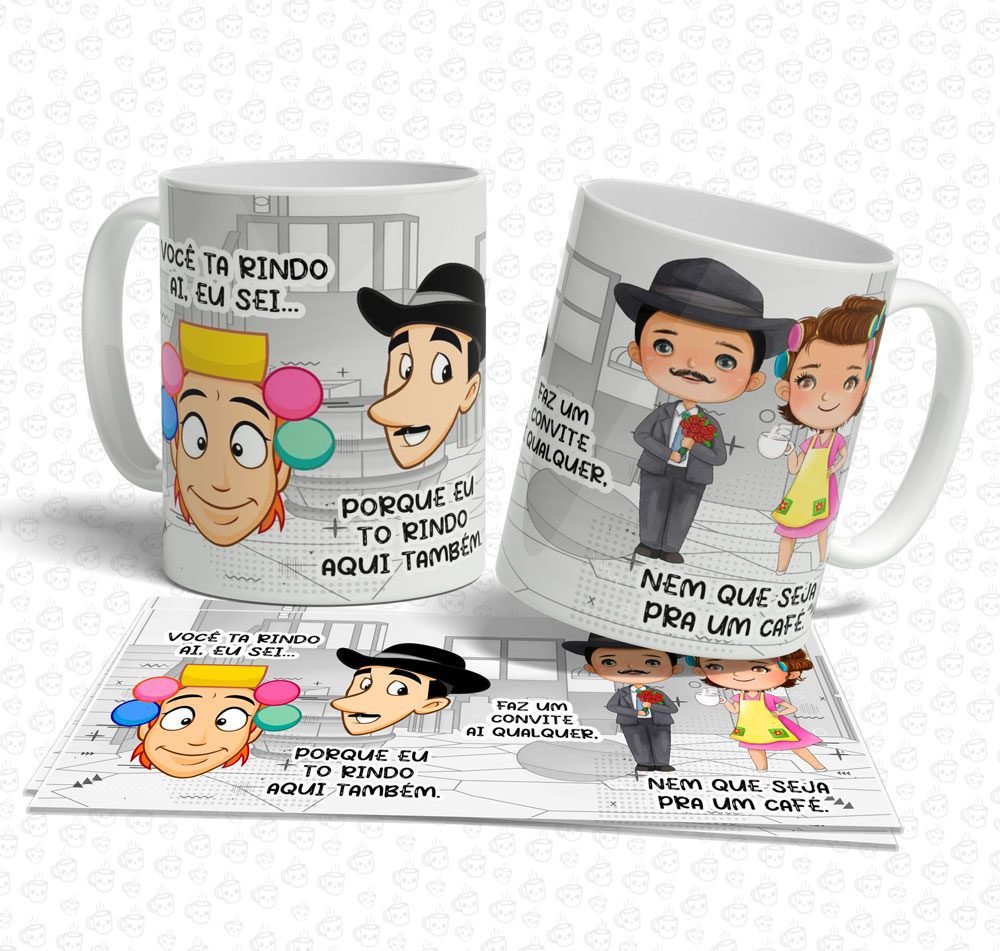 Caneca Chaves Você tá Rindo ai, Eu sei...