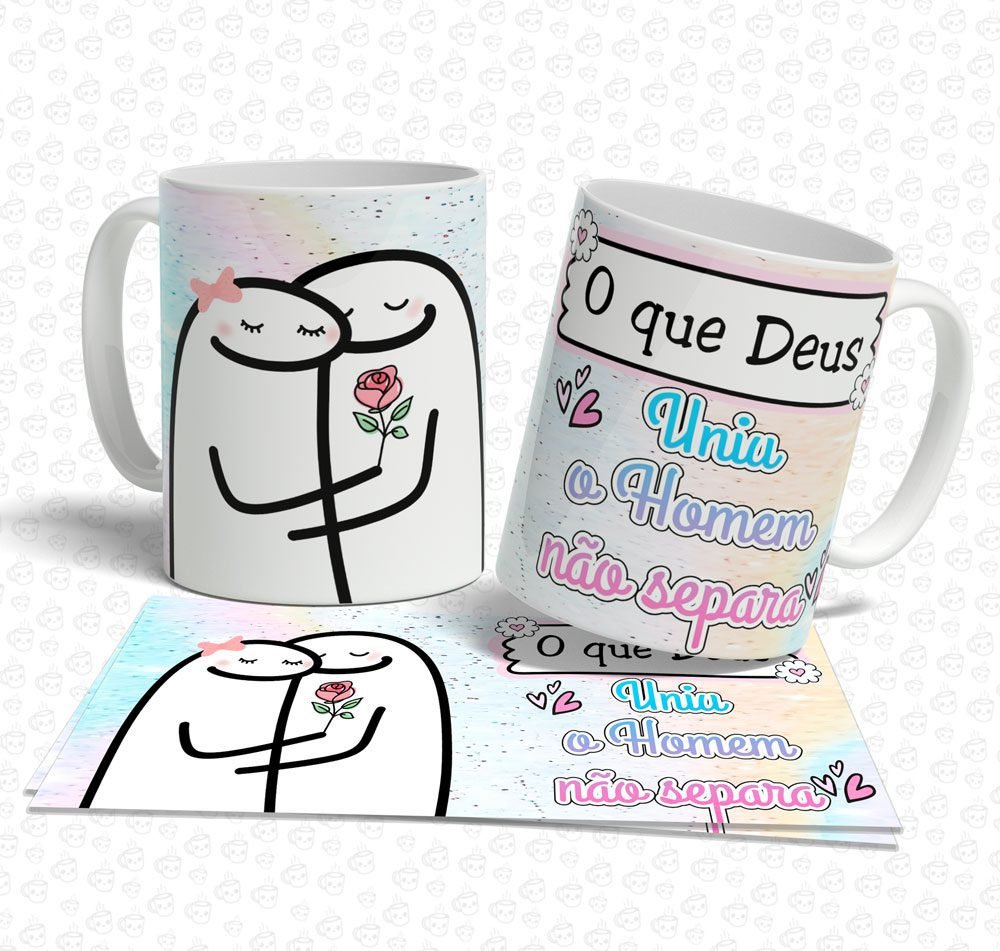 Caneca Flork O Que Deus Uniu o Homem não Separa