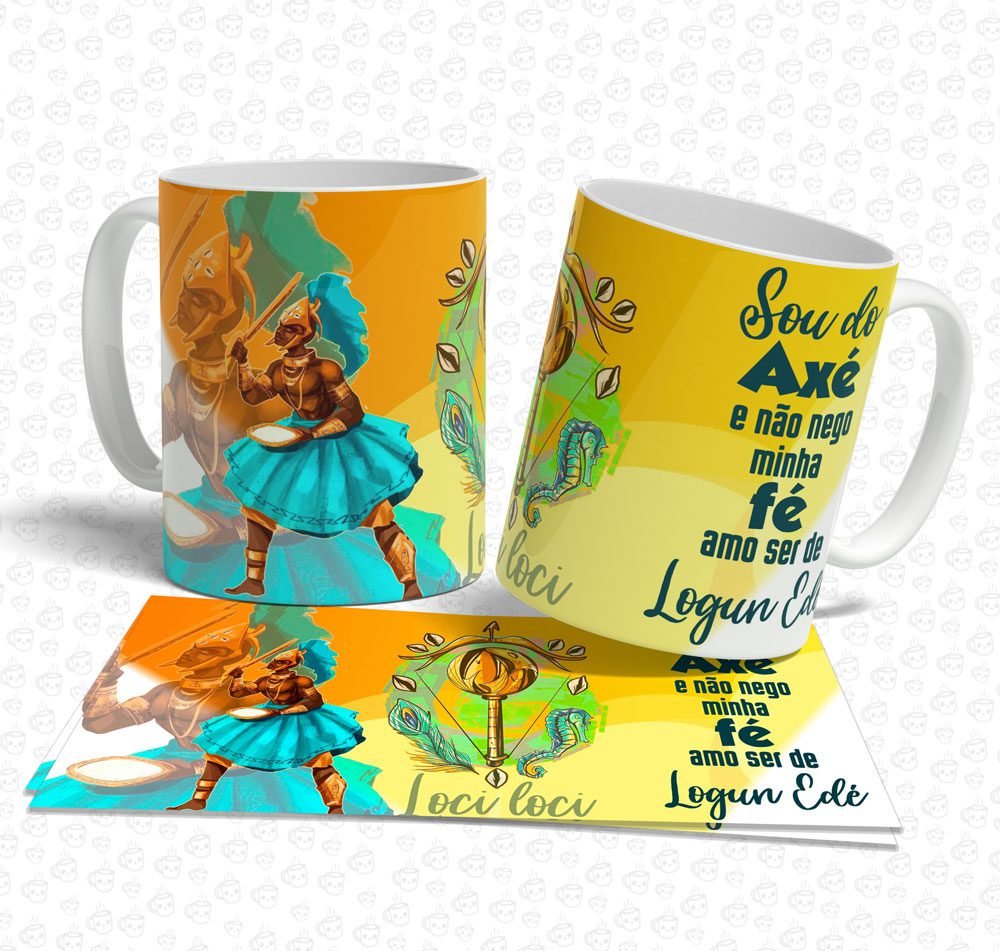 Caneca Orixás Logun Edé