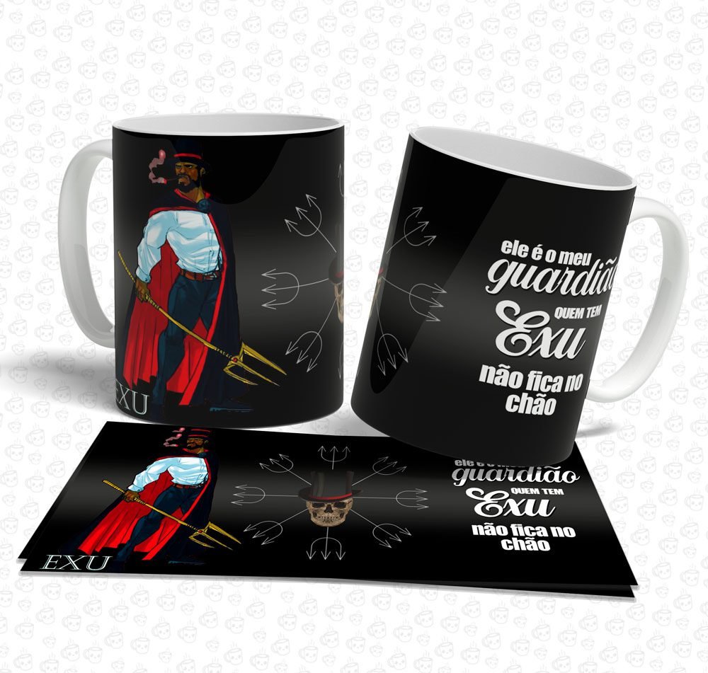 Caneca Orixás Exu