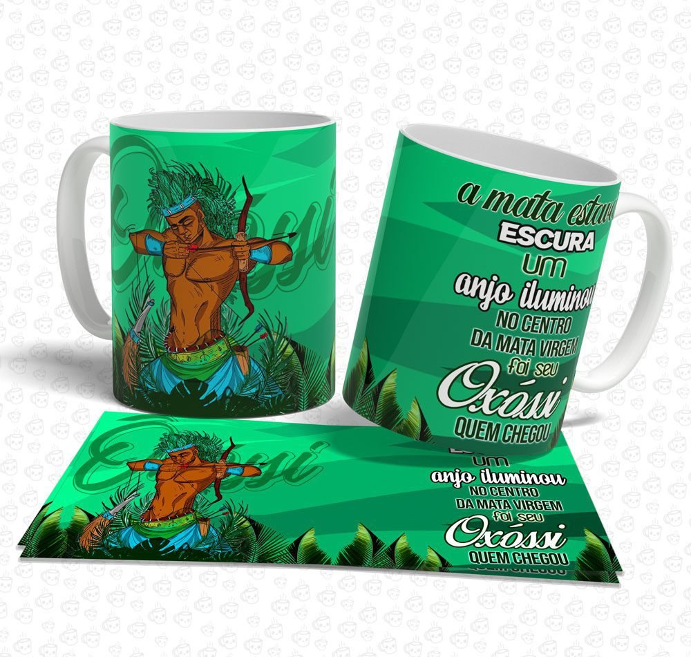 Caneca Orixás Oxóssi