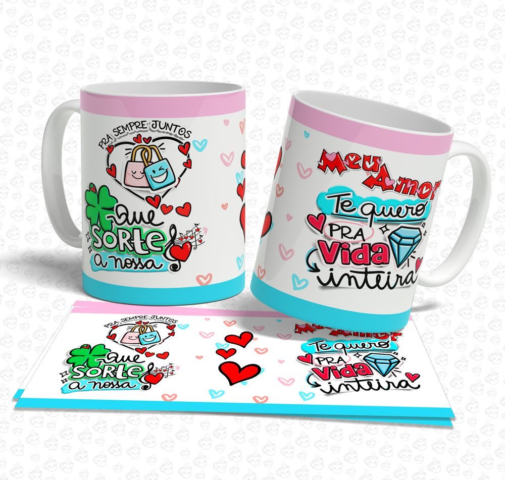Caneca Meu Amor te Quero pra Vida Inteira