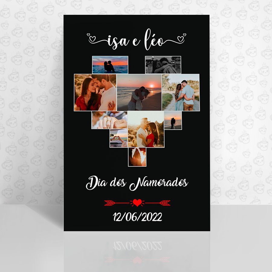 Placa Decorativa Dia dos Namorados