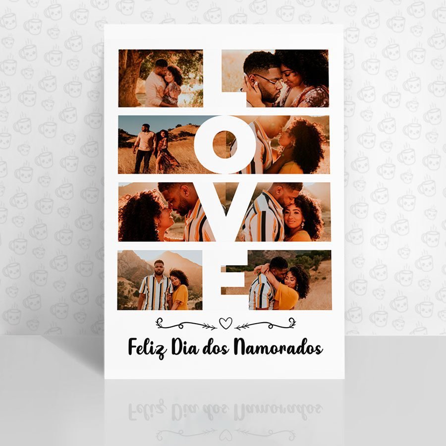 Placa Decorativa Love