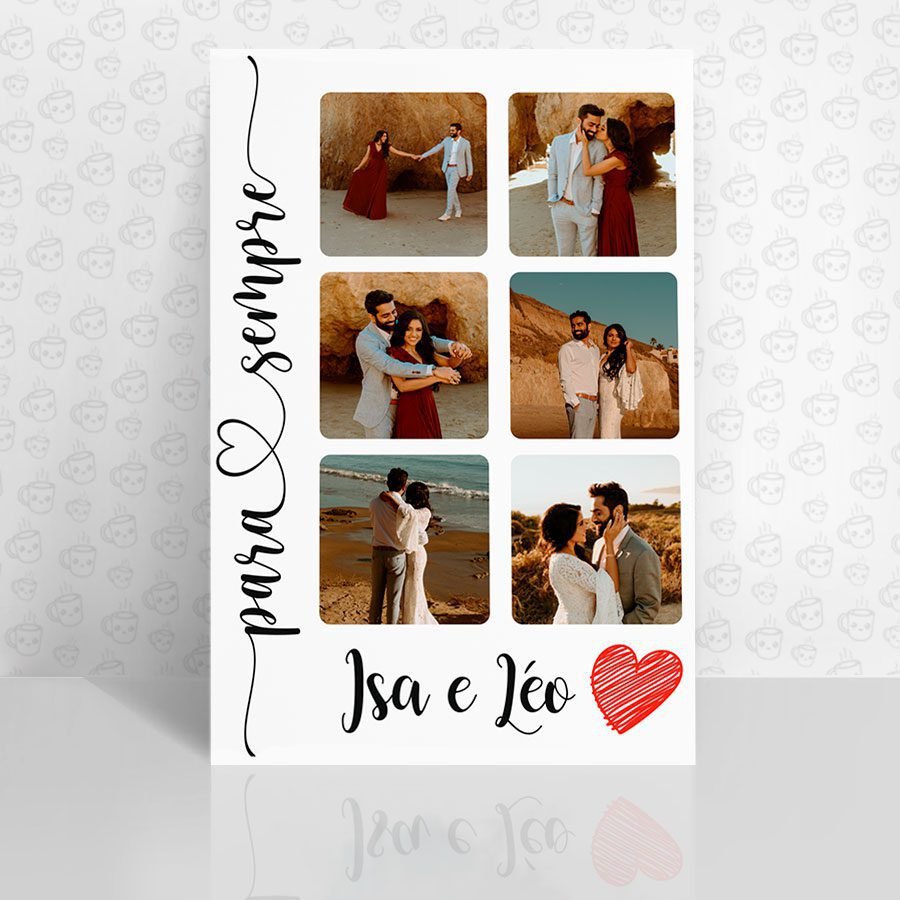 Placa Decorativa Para Sempre