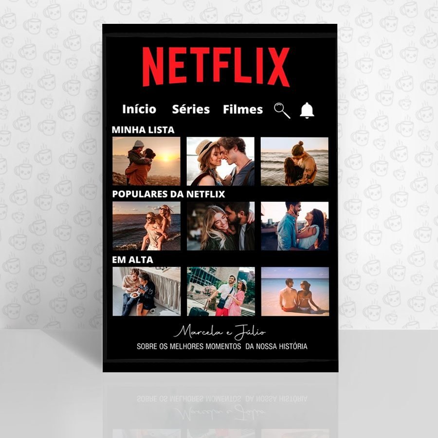 Placa Decorativa NetFlix