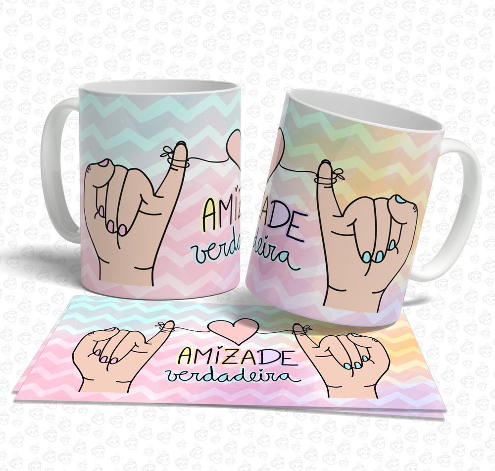 Caneca Amizade Verdadeira