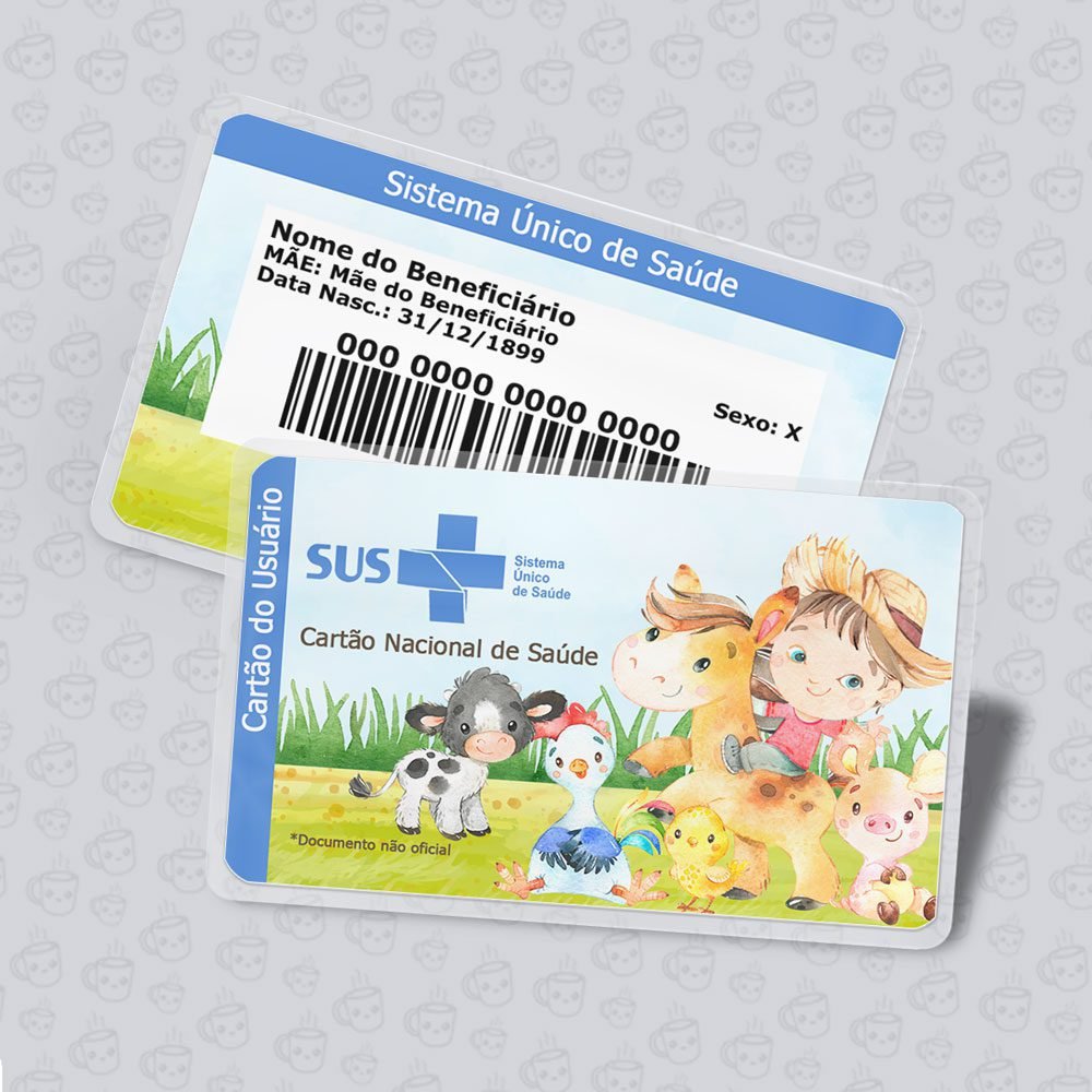 Cartão SUS Fazendinha