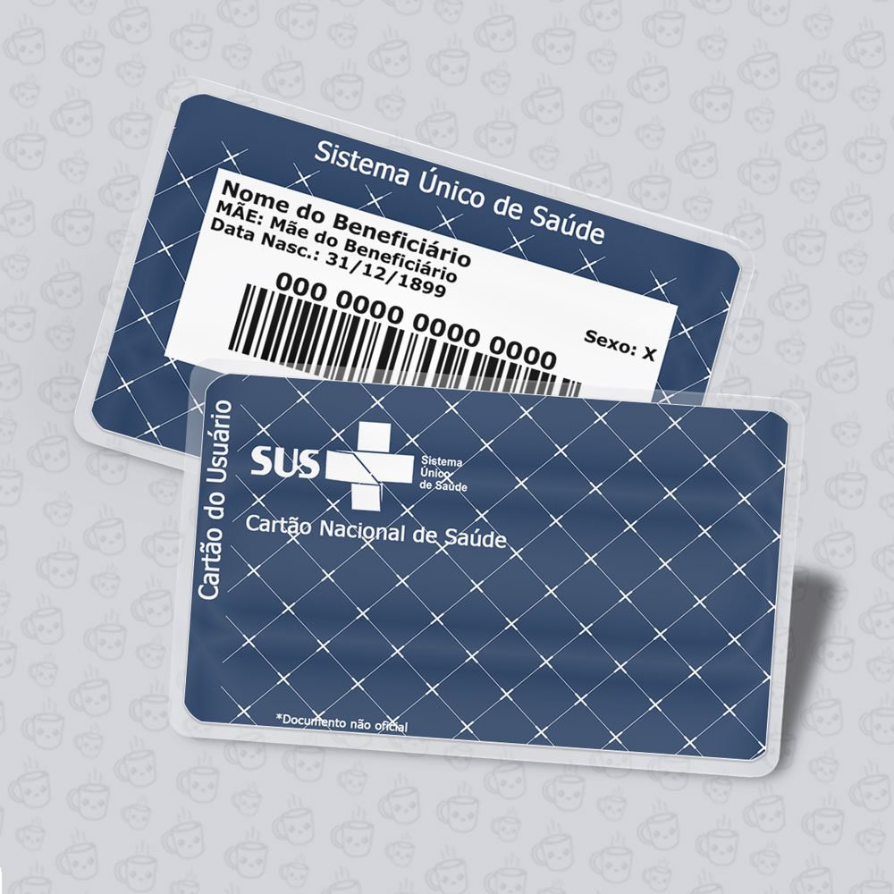 Cartão SUS Pontos Azul