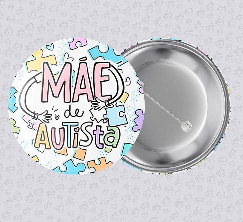 Botton Mãe de Autista