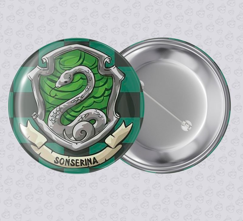 Botton Harry Potter Sonserina