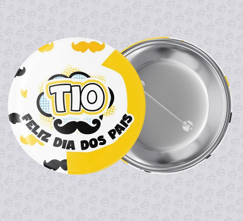 Botton Tio Feliz Dia dos Pais