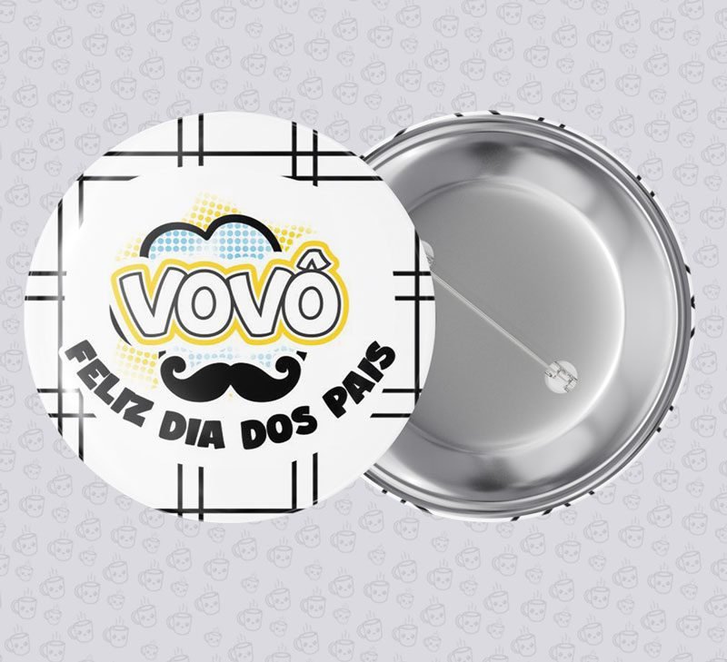 Botton Vovô Feliz Dia dos Pais