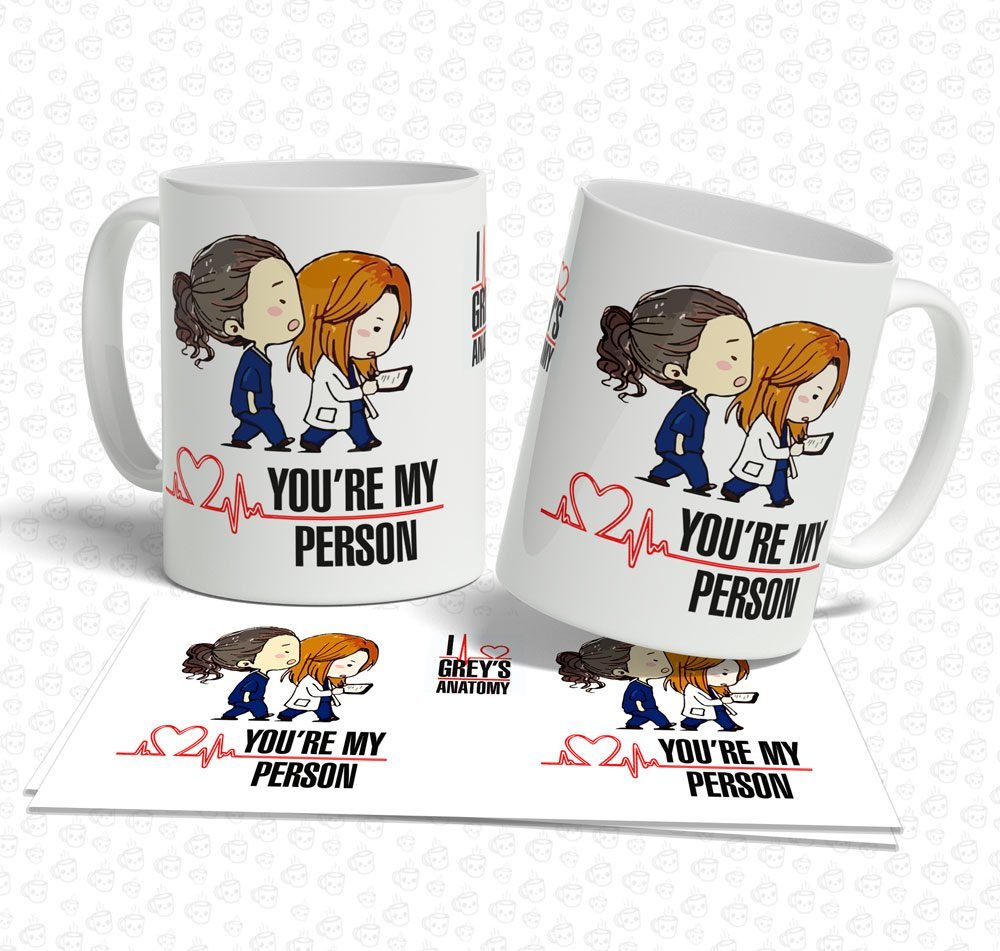 Caneca Greys Anatomy You're My Person