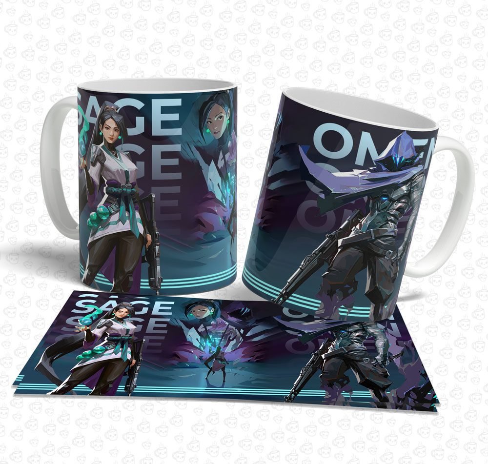 Caneca Valorant com Nome