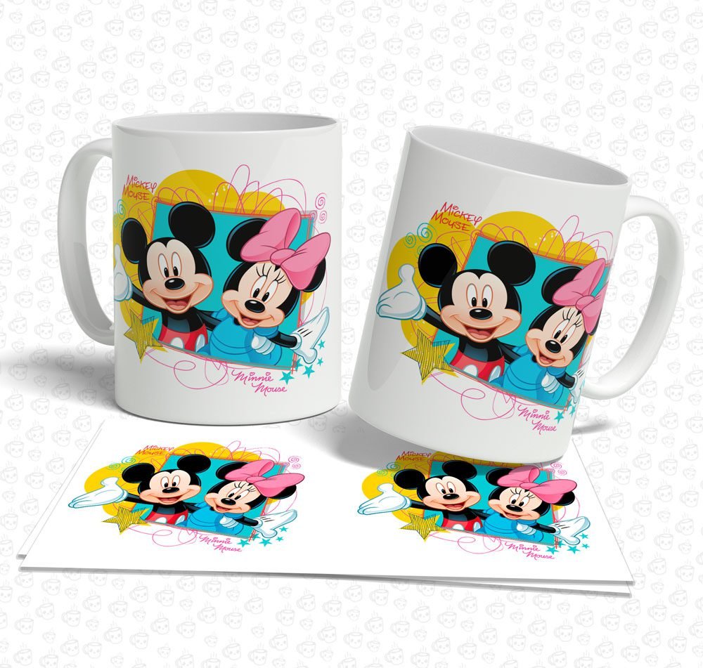 Caneca Mickey e Minnie