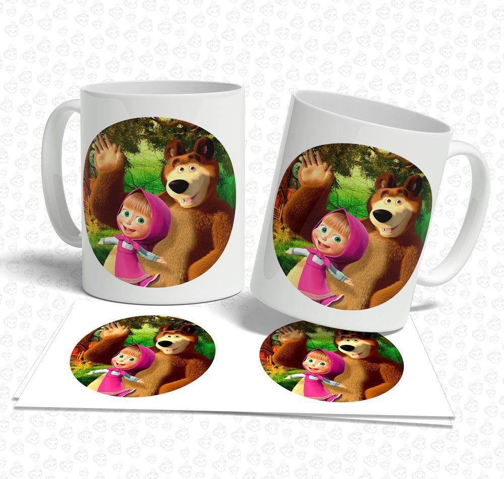 Caneca Masha e o Urso