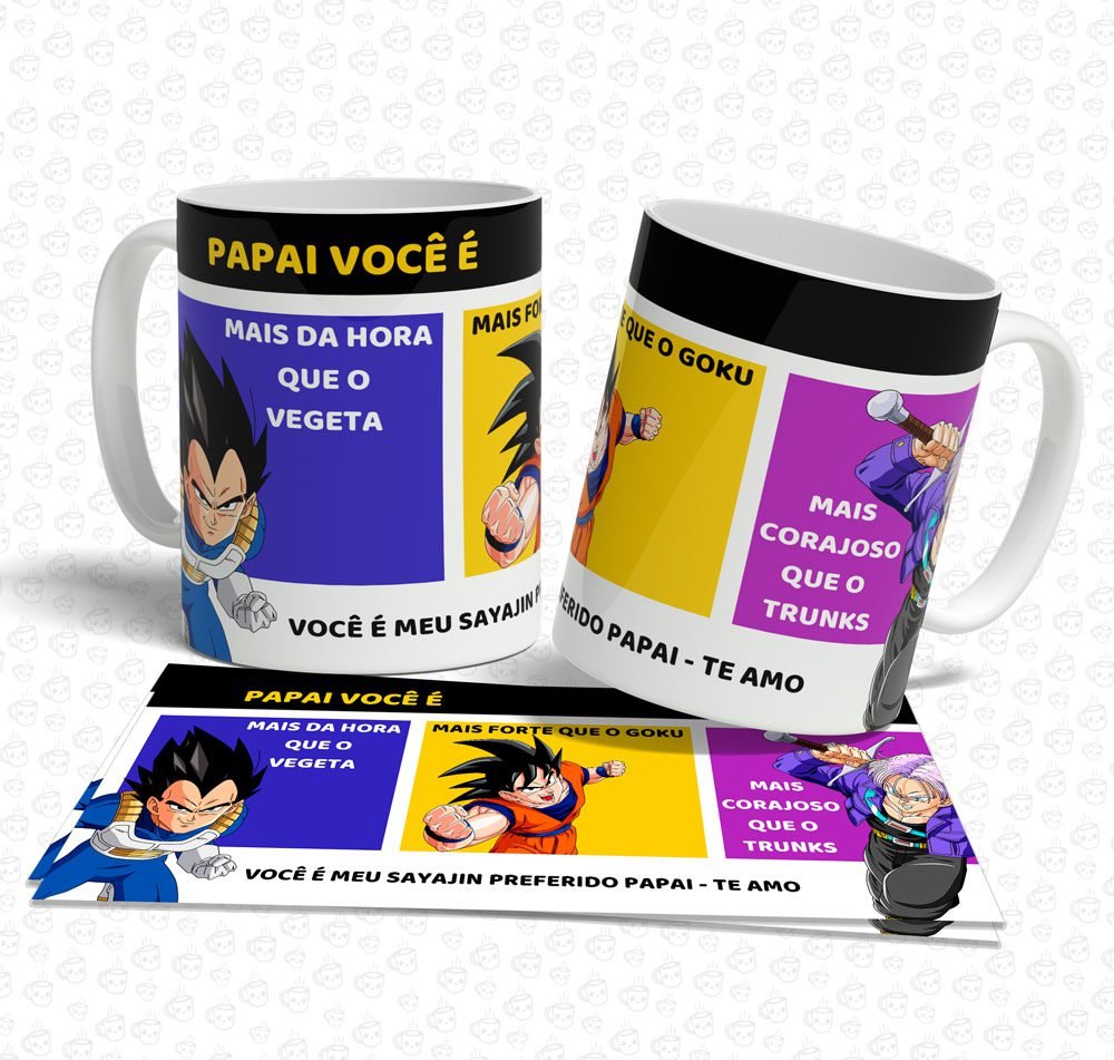 Caneca DragonBall Papai Você é