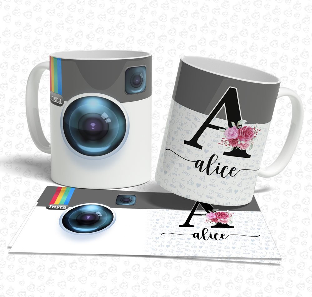 Caneca Instagram com Nome