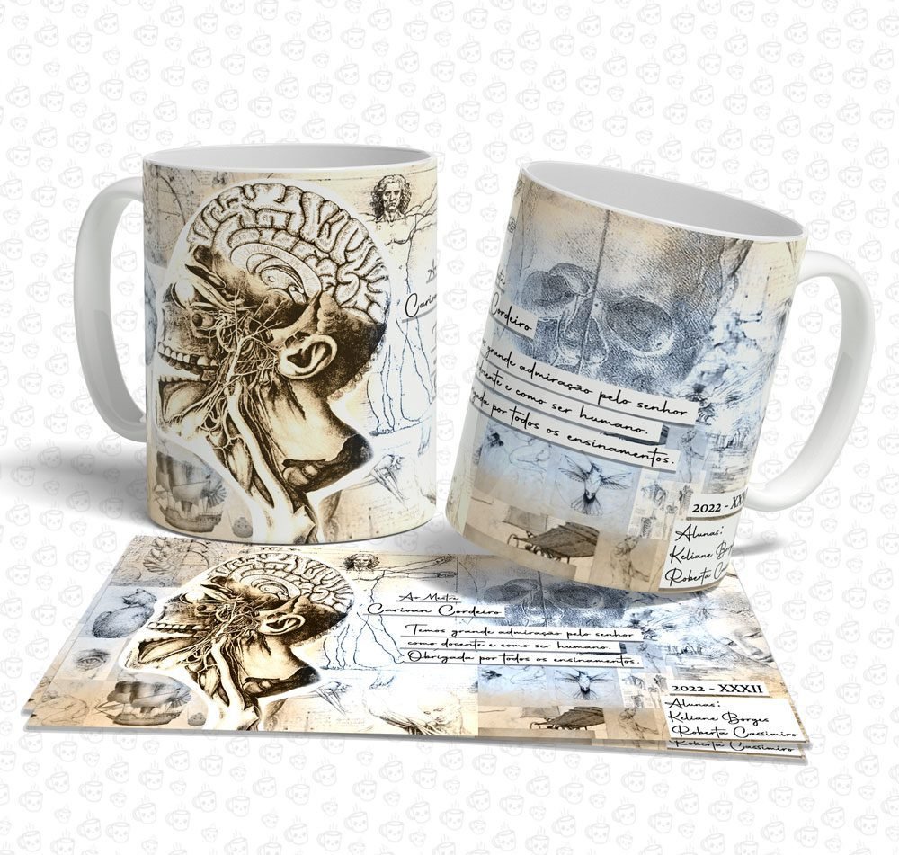 Caneca Anatomia Homenagem