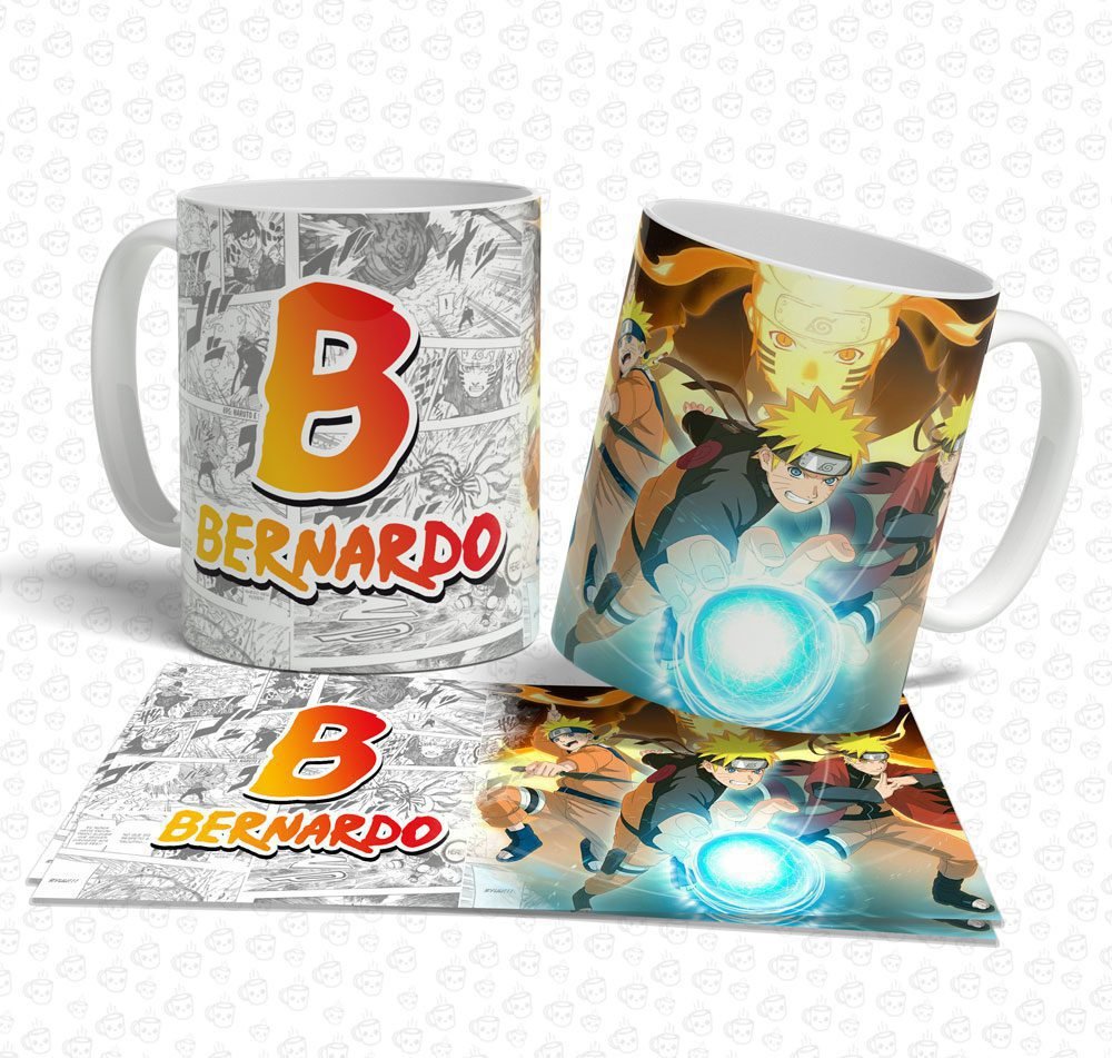 Caneca Naruto com Nome