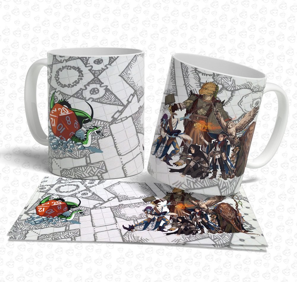 Caneca RPG de Mesa