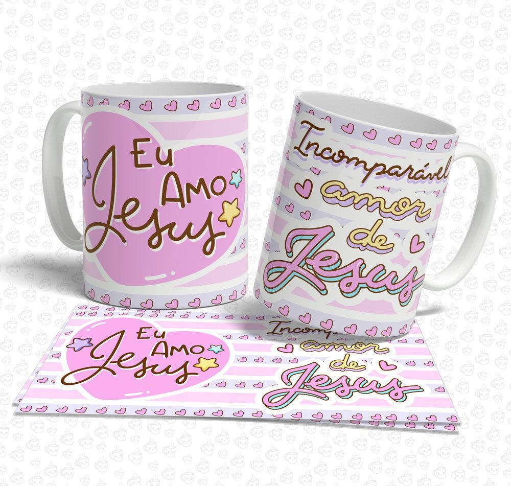 Caneca Eu Amo Jesus