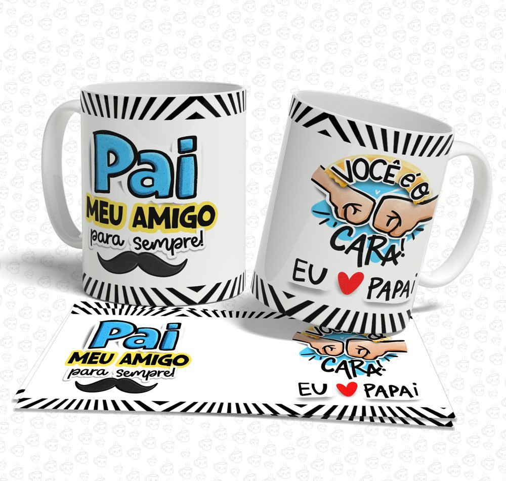 Caneca Pai Meu Amigo para Sempre