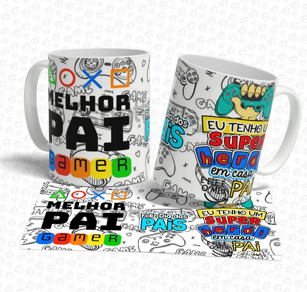 Caneca Melhor Pai Gamer