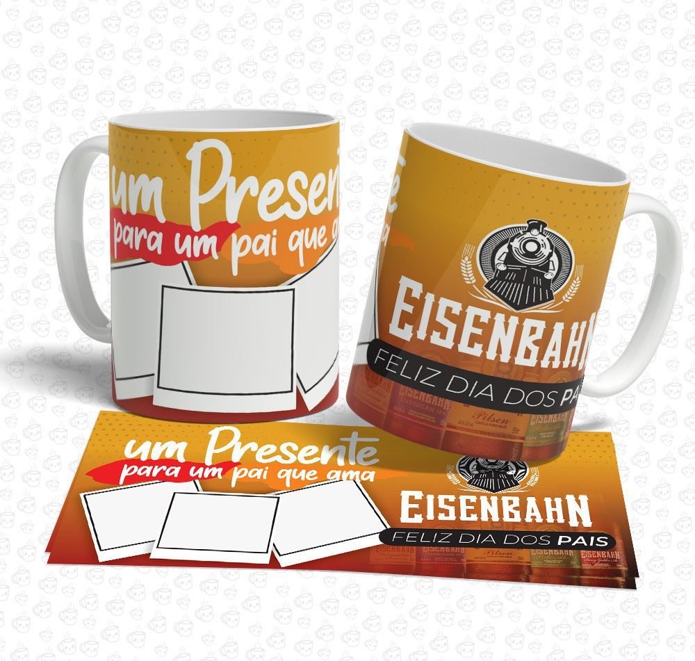 Caneca Um Presente para um Pai que ama Eisenbahn