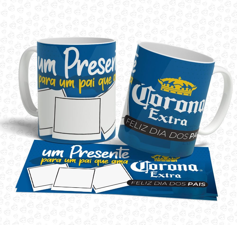 Caneca Um Presente para um Pai que ama Corona