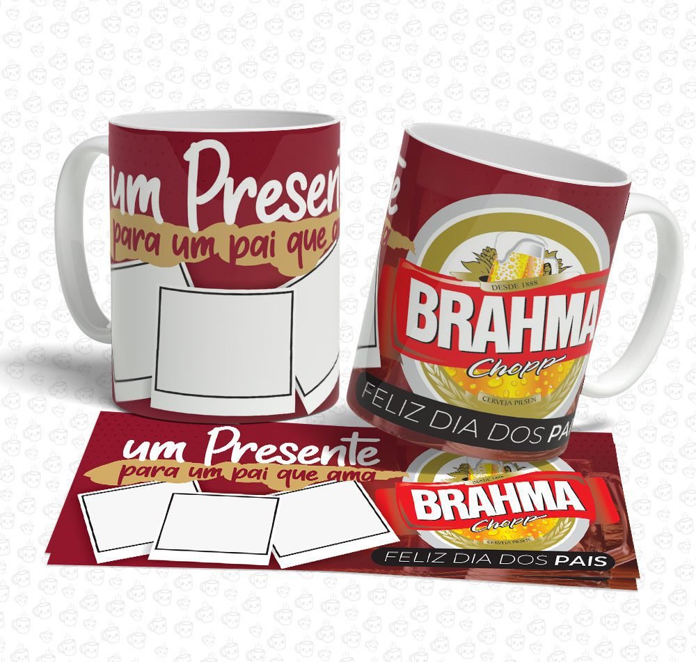 Caneca Um Presente para um Pai que ama Brahma