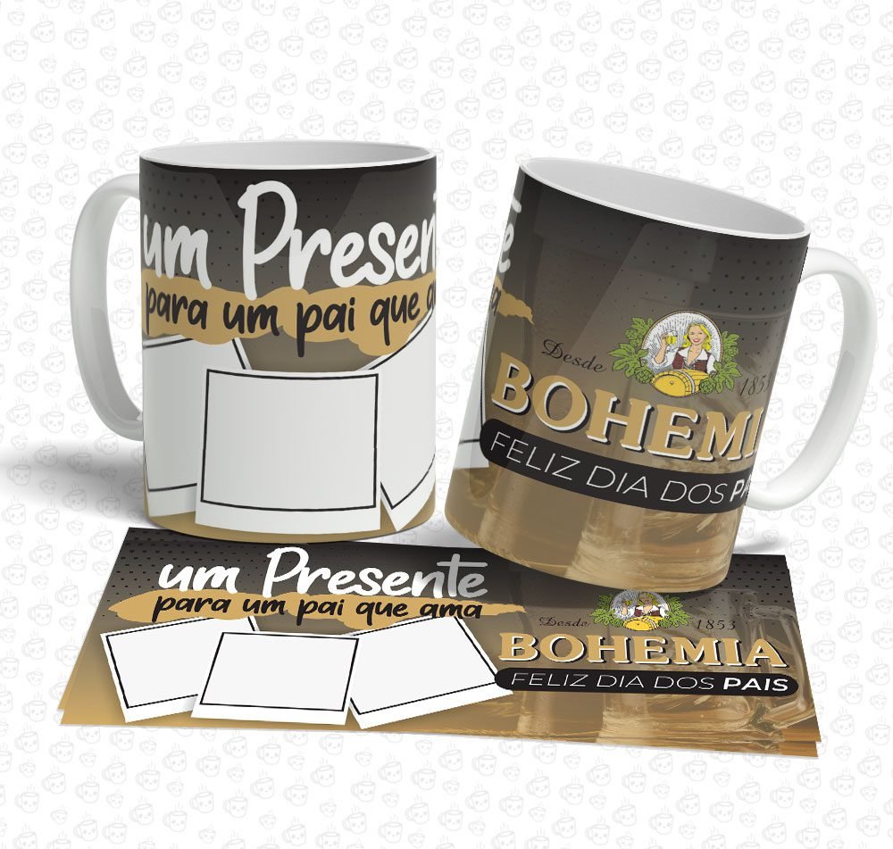 Caneca Um Presente para um Pai que ama Bohemia