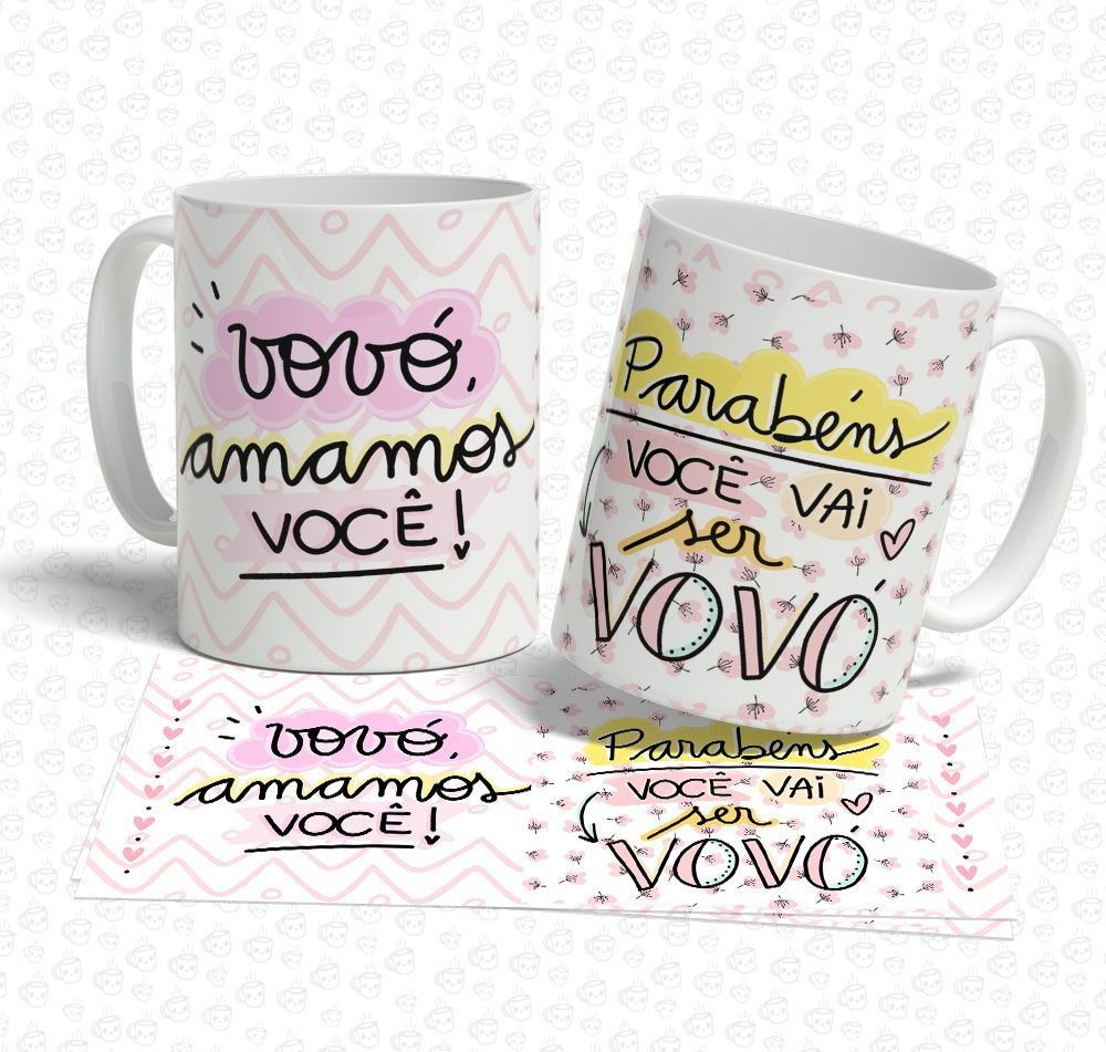 Caneca Parabéns Você vai ser Vovó