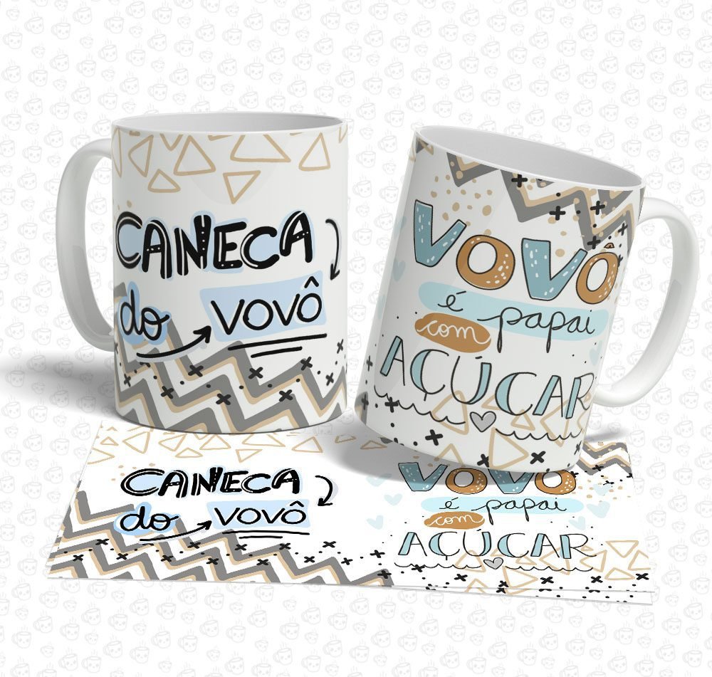 Caneca Vovô é Papai com Açúcar