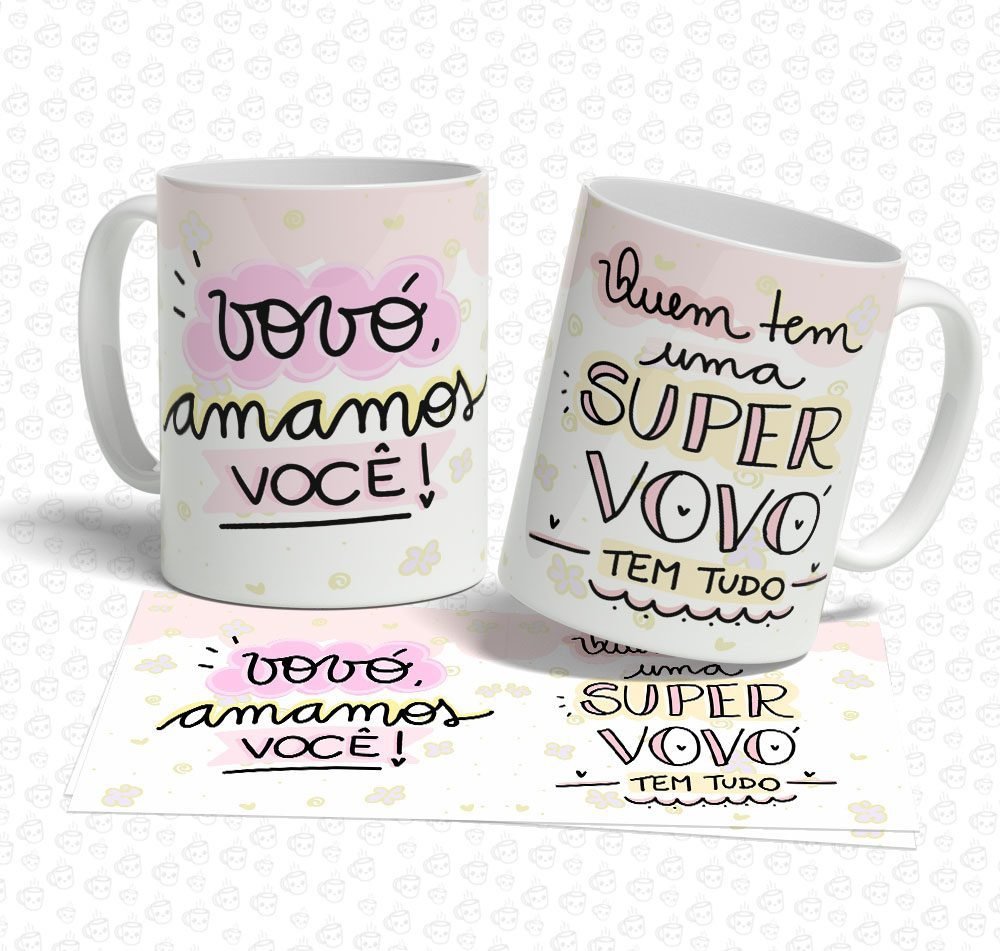 Caneca Vovó Amamos Você!
