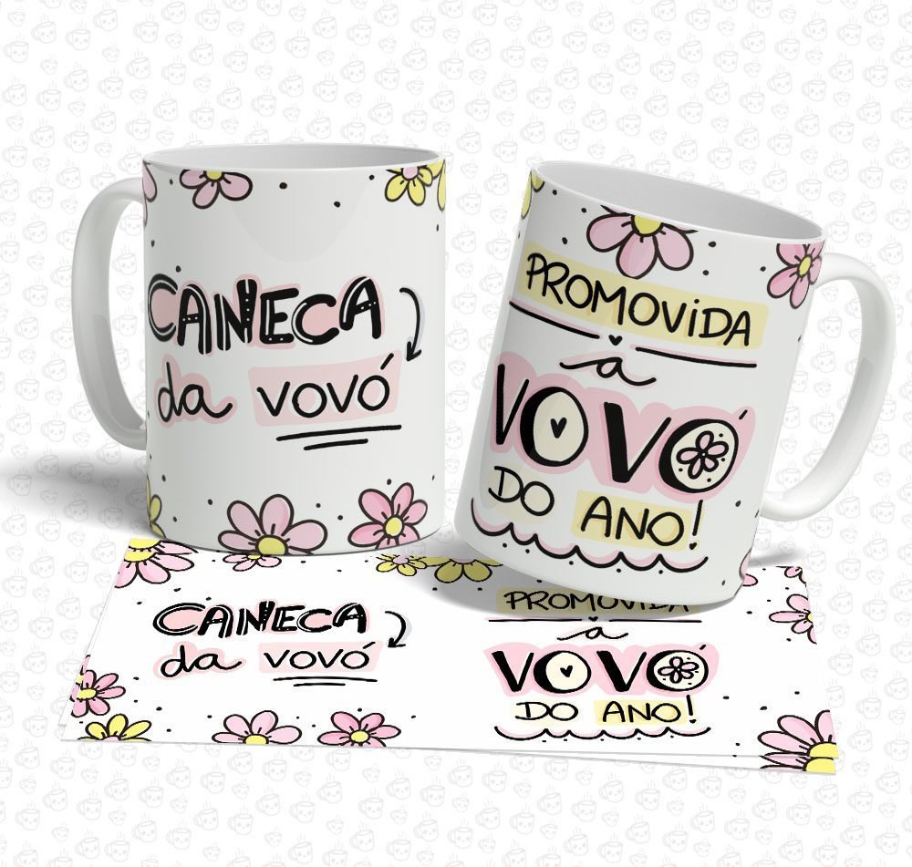 Caneca Promovida a Vovó do Ano!