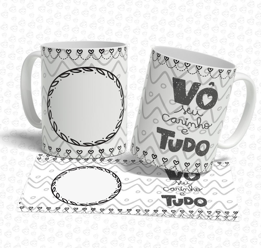 Caneca Vô seu Carinho é Tudo