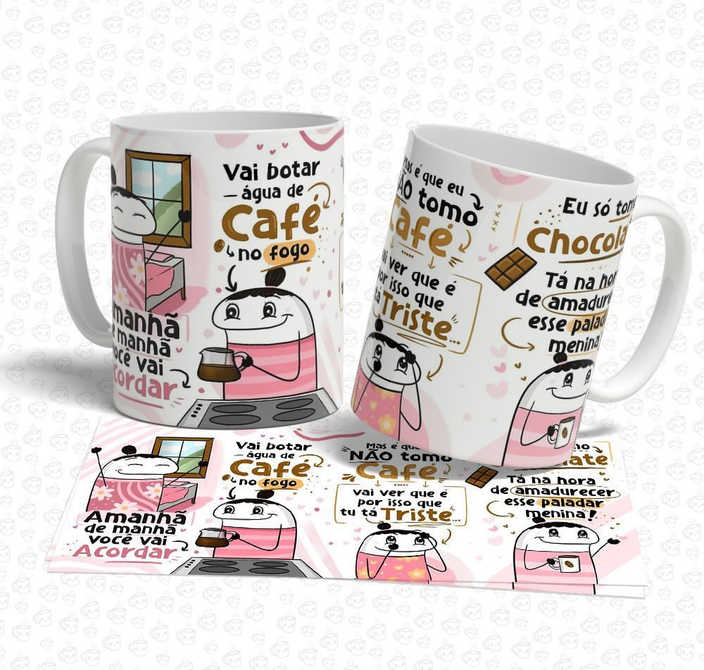 Caneca Flork Vou botar Água de Café no Fogo