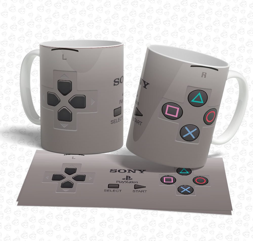 Caneca PlayStation Controle