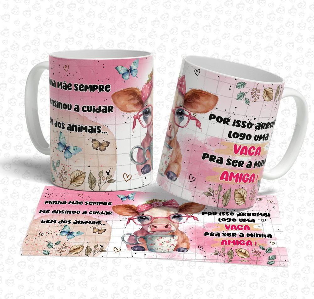 Caneca Amiga Vaca