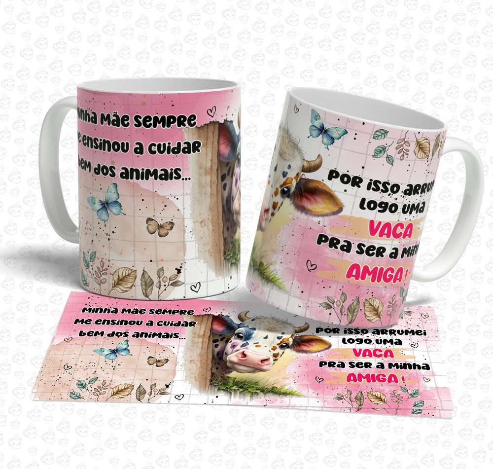 Caneca Amiga Vaca