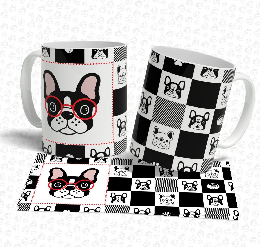 Caneca Buldogue Francês